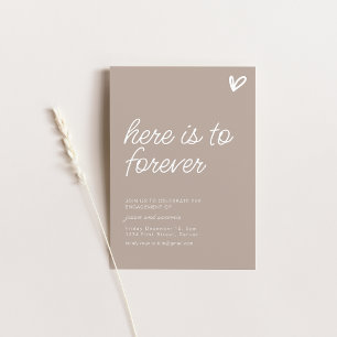 Aquí está la invitación de Forever Engagement Part