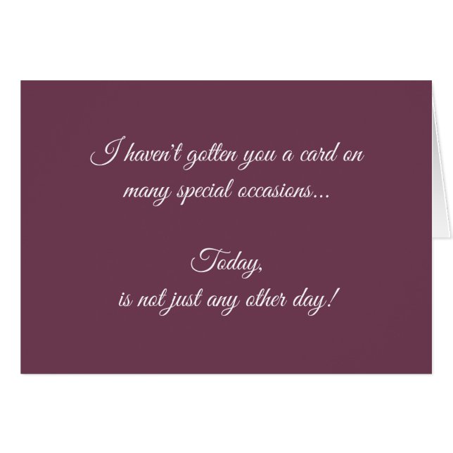 Aquí está tu día de tarjeta (Anverso (Horizontal))