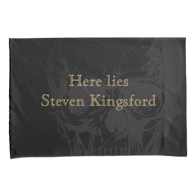 Aquí está (USTED) | Fundas de almohada | RIP | Neg (Anverso-Derecho)