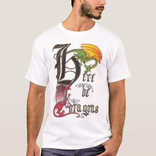 Aquí sea camiseta de los dragones