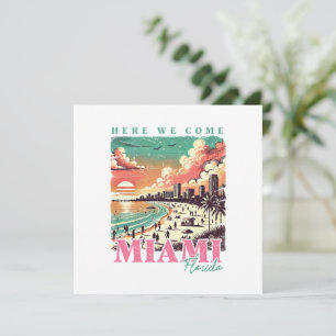 Aquí vamos Miami Florida - Vintage Miami Beach