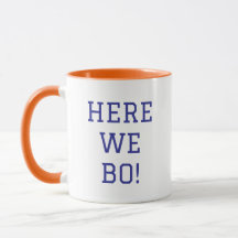 ¡Aquí Vamos! Taza para Fanáticos de Fútbol - Azul