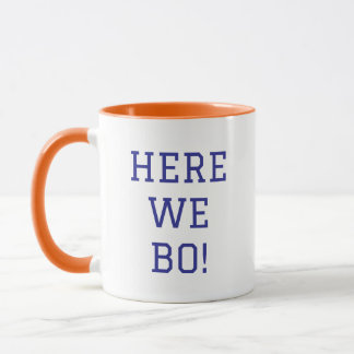 ¡Aquí Vamos! Taza para Fanáticos de Fútbol - Azul