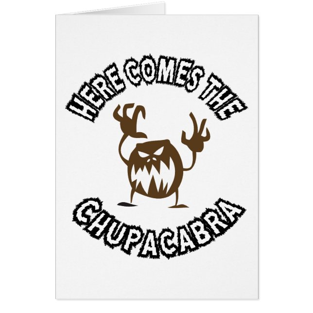 Aquí viene el chupacabra (Frente)