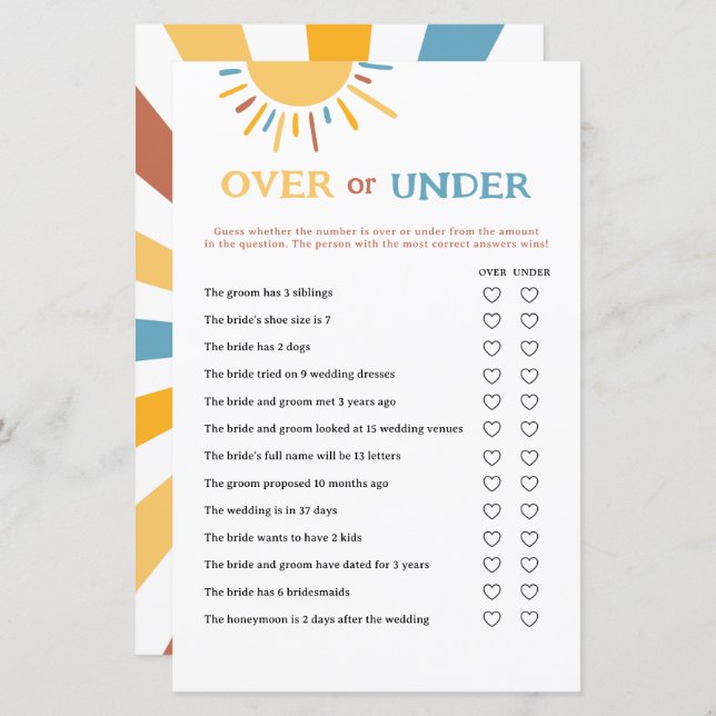 Aquí viene el hijo con o bajo tarjetas de juego (Anverso / Reverso)