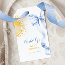 Aquí Viene El Hijo Etiquetas de Regalos para Baby