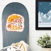 Aquí viene el Pegatina de la Inespiritividad Retro