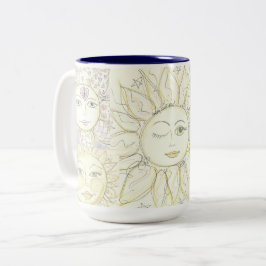 Aquí viene el sol - taza de café