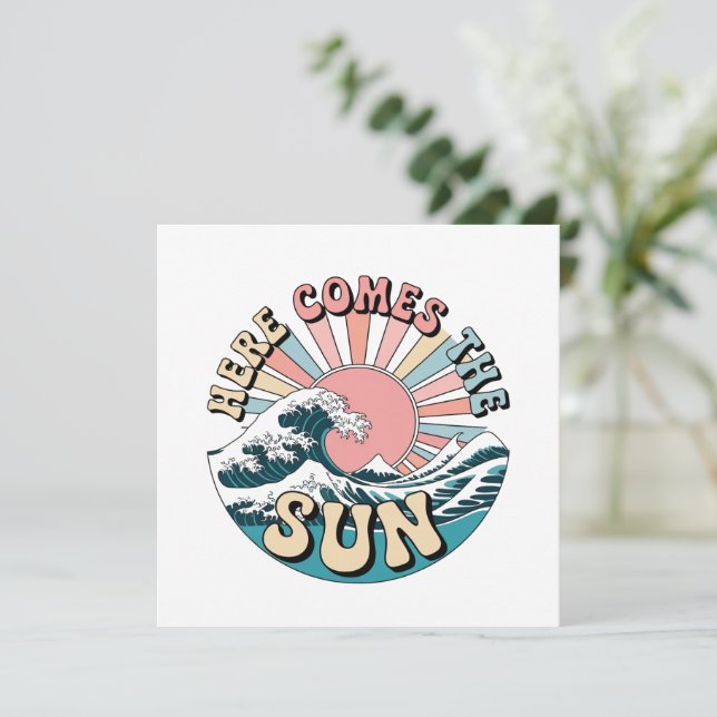 Aquí Viene El Sol - Vibes De Verano Retro (Anverso de pie)