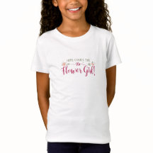 Aquí viene la camiseta de Flower Girl
