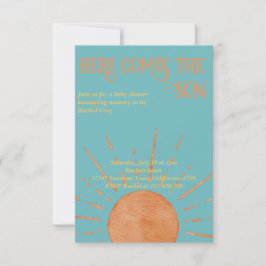 Aquí viene la invitación al hijo de la ducha de be