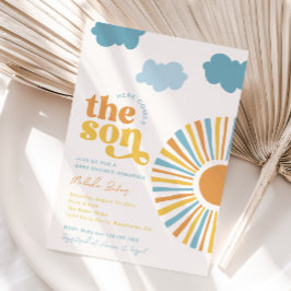 Aquí Viene La Invitación De Baby Shower De Son