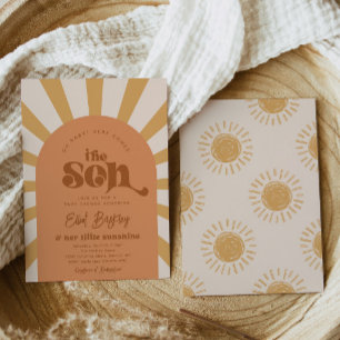 Aquí Viene La Invitación De Baby Shower De Son