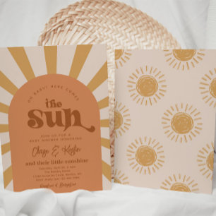 Aquí Viene La Invitación De Baby Shower De Sun Co-