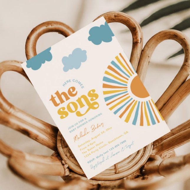 Aquí Viene La Invitación De Baby Shower Del Chico  (Subido por el creador)