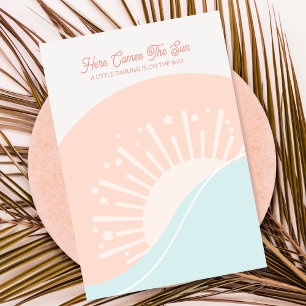 Aquí Viene La Invitación De Sun Baby Shower