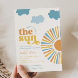 Aquí Viene La Invitación De Sun Baby Shower