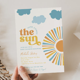 Aquí Viene La Invitación De Sun Baby Shower