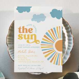 Aquí Viene La Invitación De Sun Baby Shower