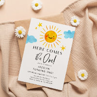 Aquí Viene La Invitación De Un Cumpleaños Sunshine