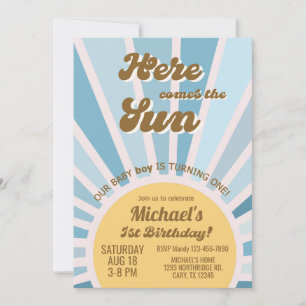 Aquí viene la invitación del primer cumpleaños del