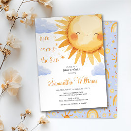 Aquí viene la linda invitación de Baby Shower de S