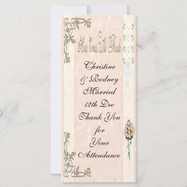 Aquí Viene La Novia (Anverso)