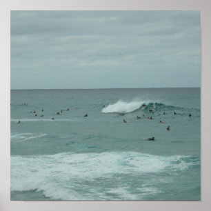 AQUÍ VIENE Póster de surf