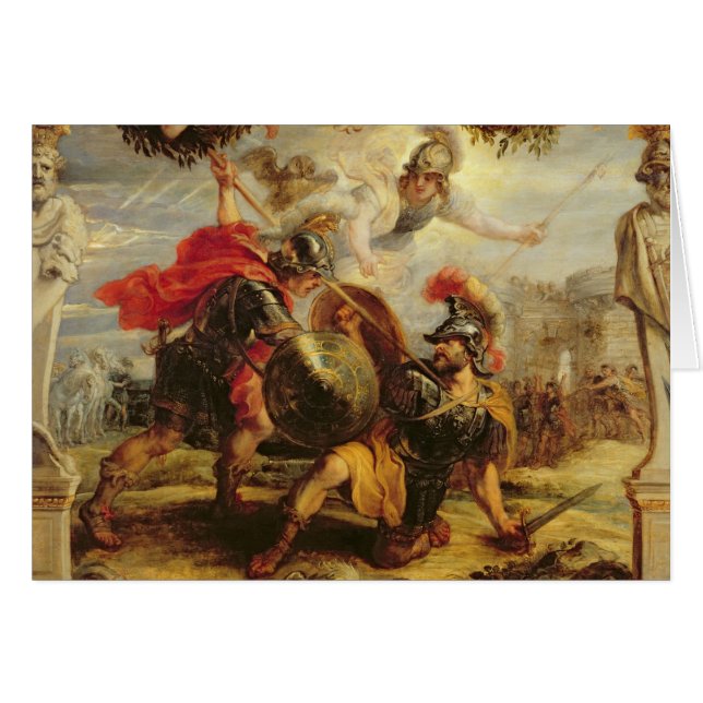 Aquiles que derrota a Hector, 1630-32 (Anverso (Horizontal))