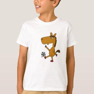 AR caballo divertido que juega la camisa del