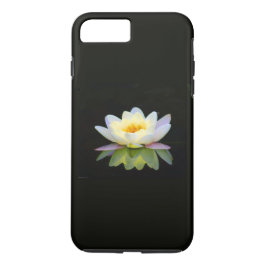 ARA ARTIST iPhone 7 funda - LOTUS BLANCO EN NEGRO