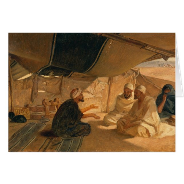Árabes en el desierto, 1871 (Anverso (Horizontal))