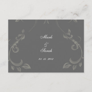 Arabesque Flourish Chalkboard RSVP