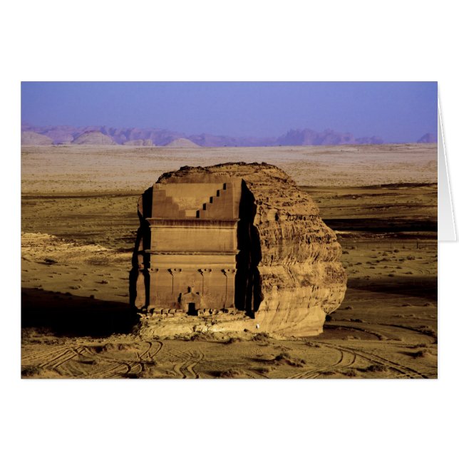 Arabia Saudita, lugar de Madain Saleh, antiguo (Anverso (Horizontal))