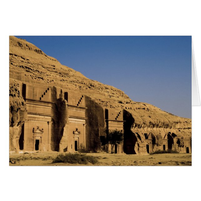 Arabia Saudita, lugar de Madain Saleh, antiguo 2 (Anverso (Horizontal))