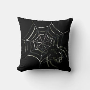 Araña acuarela y Cojín decorativo web de dos tonos