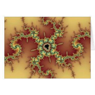 Araña asiática - Tarjeta fractal