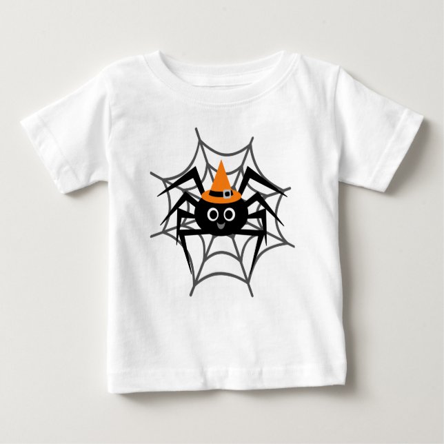 Araña de Halloween con camisetas y regalos web (Anverso)