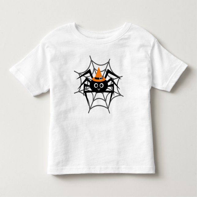 Araña de Halloween con camisetas y regalos web (Anverso)