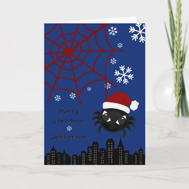 Araña de Navidad Personalizada Cute  (Anverso)