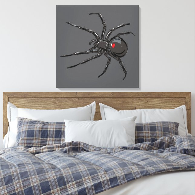 Araña de viuda negra arte original de dibujo (Insitu(Dormitorio))
