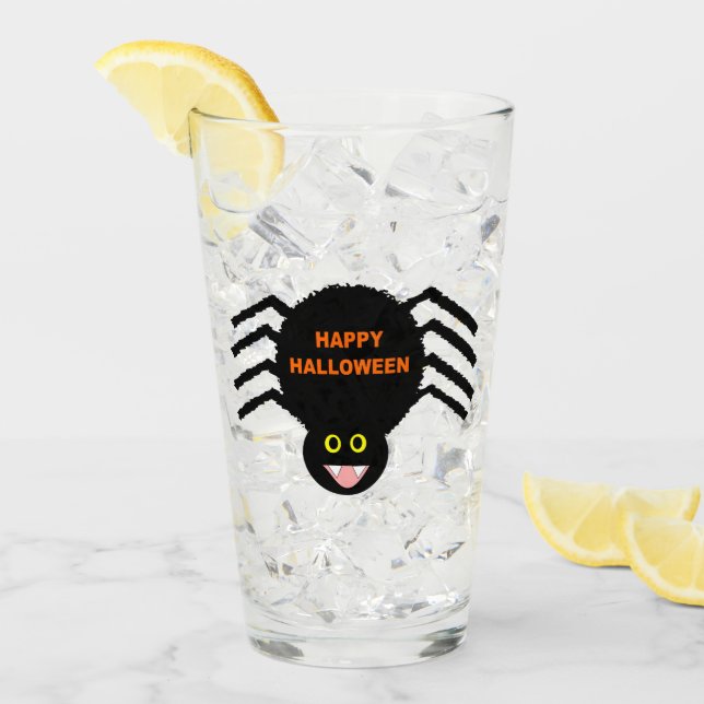 Araña negra de Halloween (Anverso (hielo))