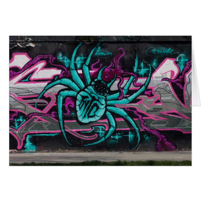 Araña turquesa malvada (Anverso (Horizontal))