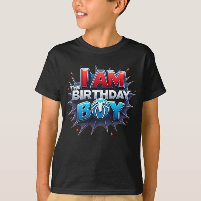 Araña única Camisa de fiesta de cumpleaños web par (Anverso)