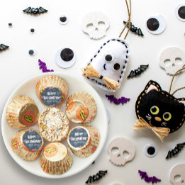 Araña y murciélago, personalizable de Halloween