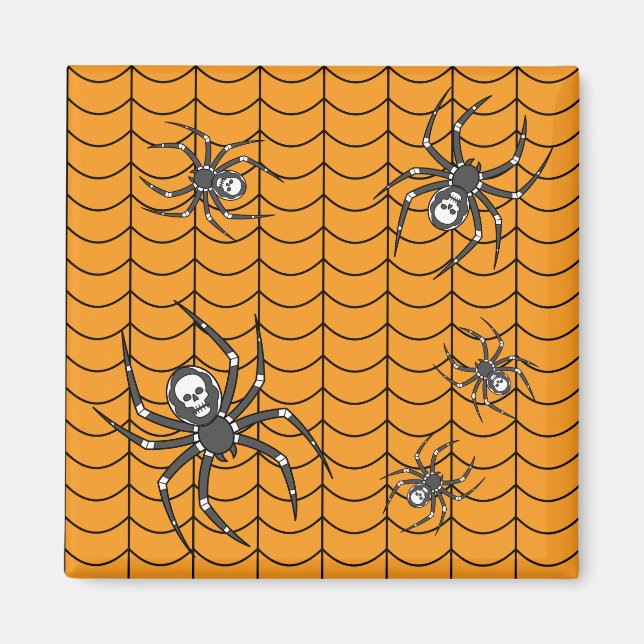 Arañas en el imán del desfile (Frente)