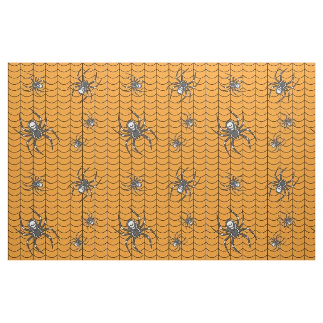 Arañas en tela de desfile ("Cuarto gordo" (fat quarter))