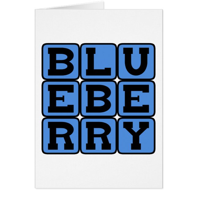 Arándano azul, fruta (Frente)