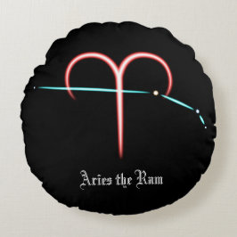 Arándanos de Constelación Zodiac Almohada redonda
