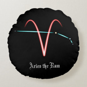 Arándanos de Constelación Zodiac Almohada redonda